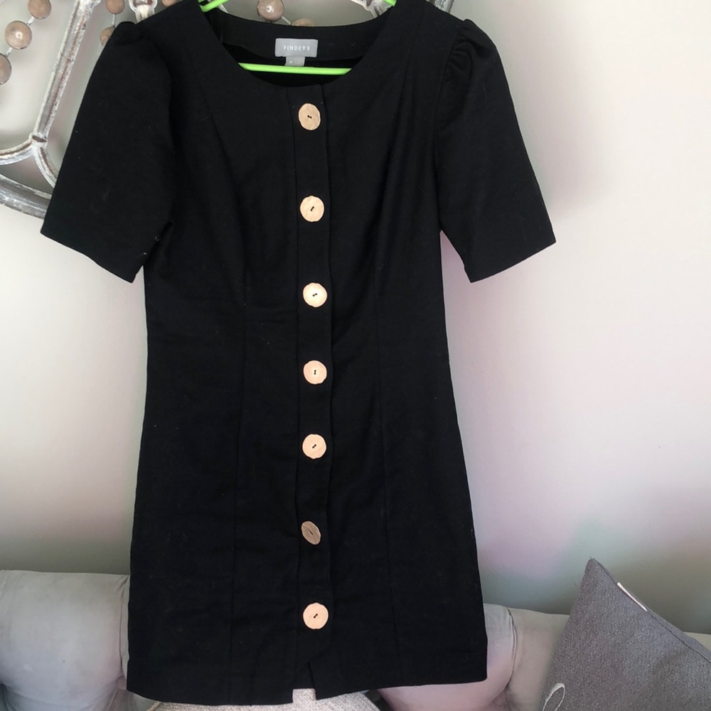 Fitted button up dress